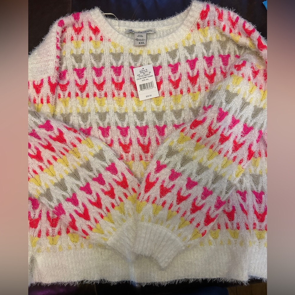 American Rag Fuzzy Sweater xxl